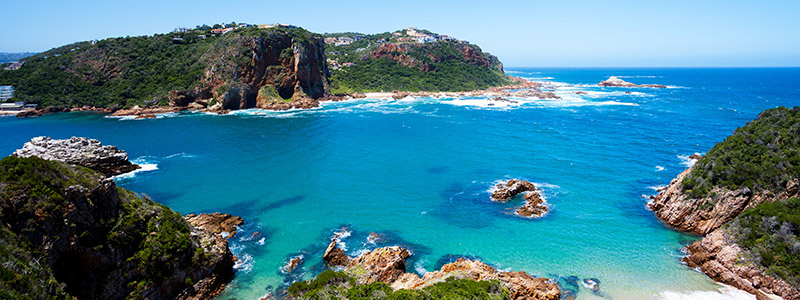 Lagunen i Knysna i Sydafrika.